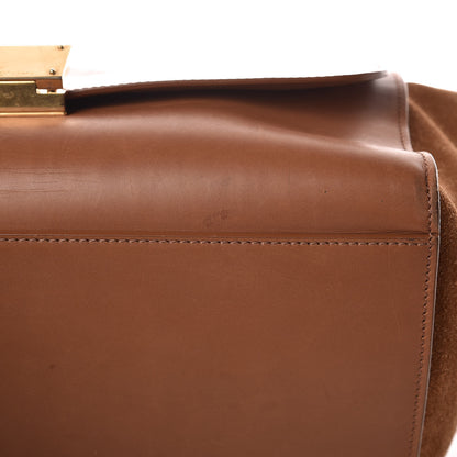 Celine Natural Calfskin Suede Medium Trapeze Tan 19 of 19