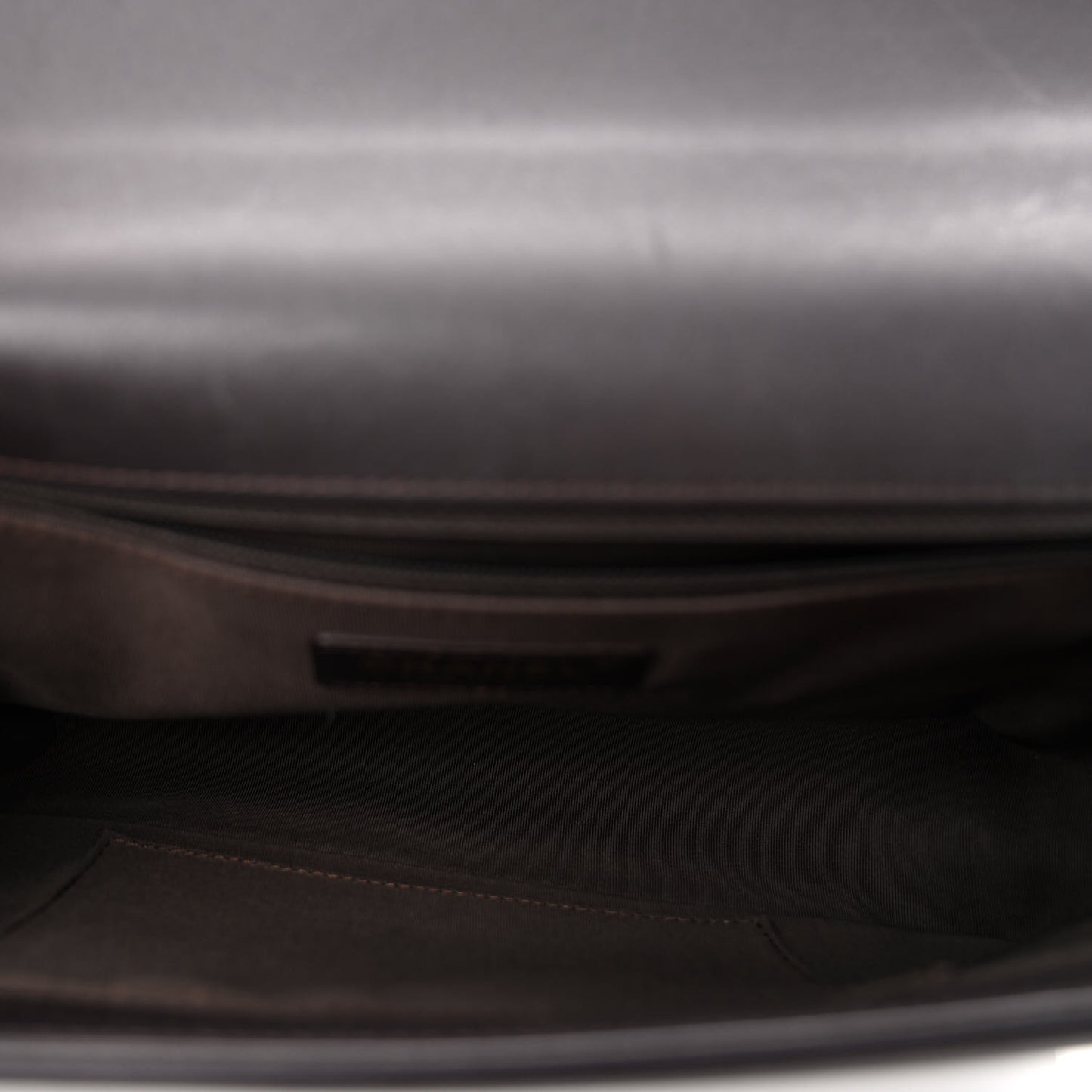 Calfskin Quilted New Medium Boy Flap Dark Brown