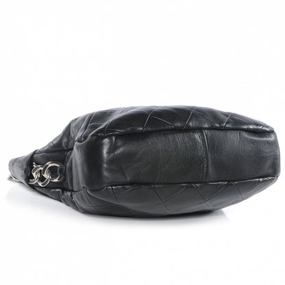 Chanel Calfskin Quilted Chain Hobo Black 4 of 7