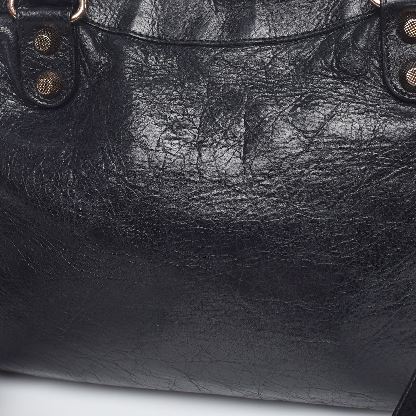 Agneau Giant 12 Rose Gold Hardware Town Black
