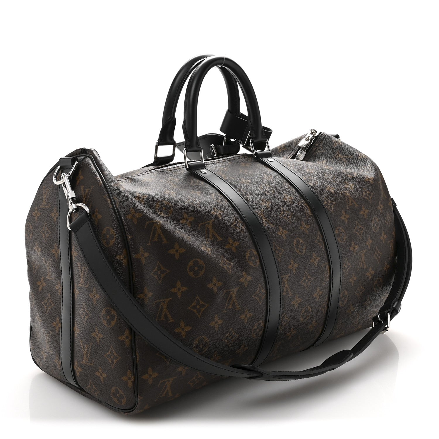 Louis Vuitton Monogram Macassar Keepall Bandouliere 45 2 of 11