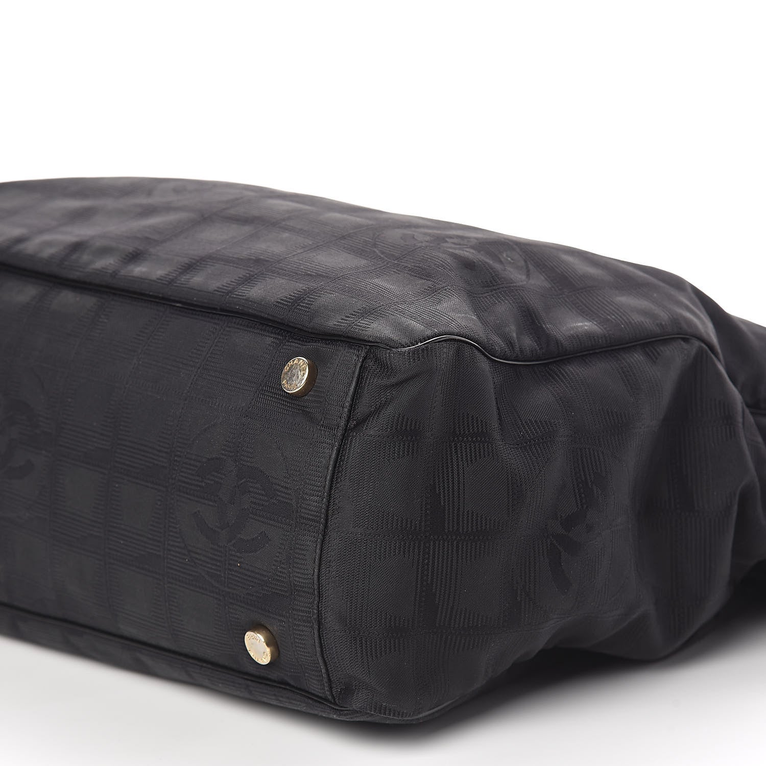 Chanel Nylon Large Travel Tote Black 9 of 13