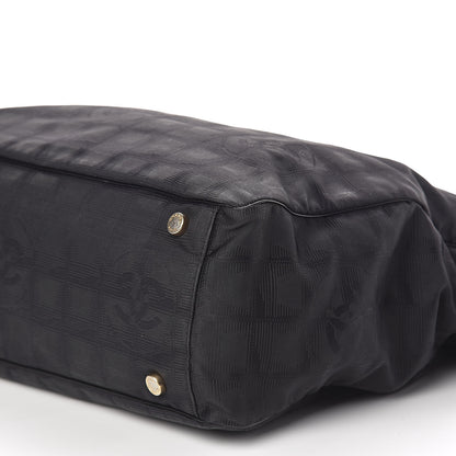 Chanel Nylon Large Travel Tote Black 9 of 13