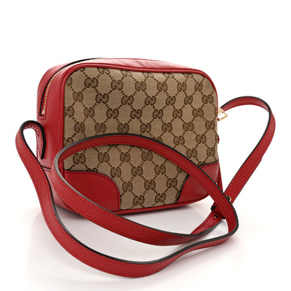 Gucci Monogram Mini Bree Messenger Bag Red 3 of 10