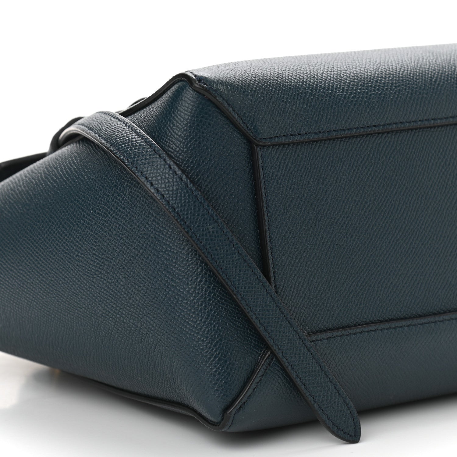 Celine Baby Grained Calfskin Micro Belt Bag Abyss Blue 9 of 10