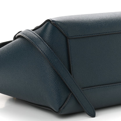 Celine Baby Grained Calfskin Micro Belt Bag Abyss Blue 9 of 10