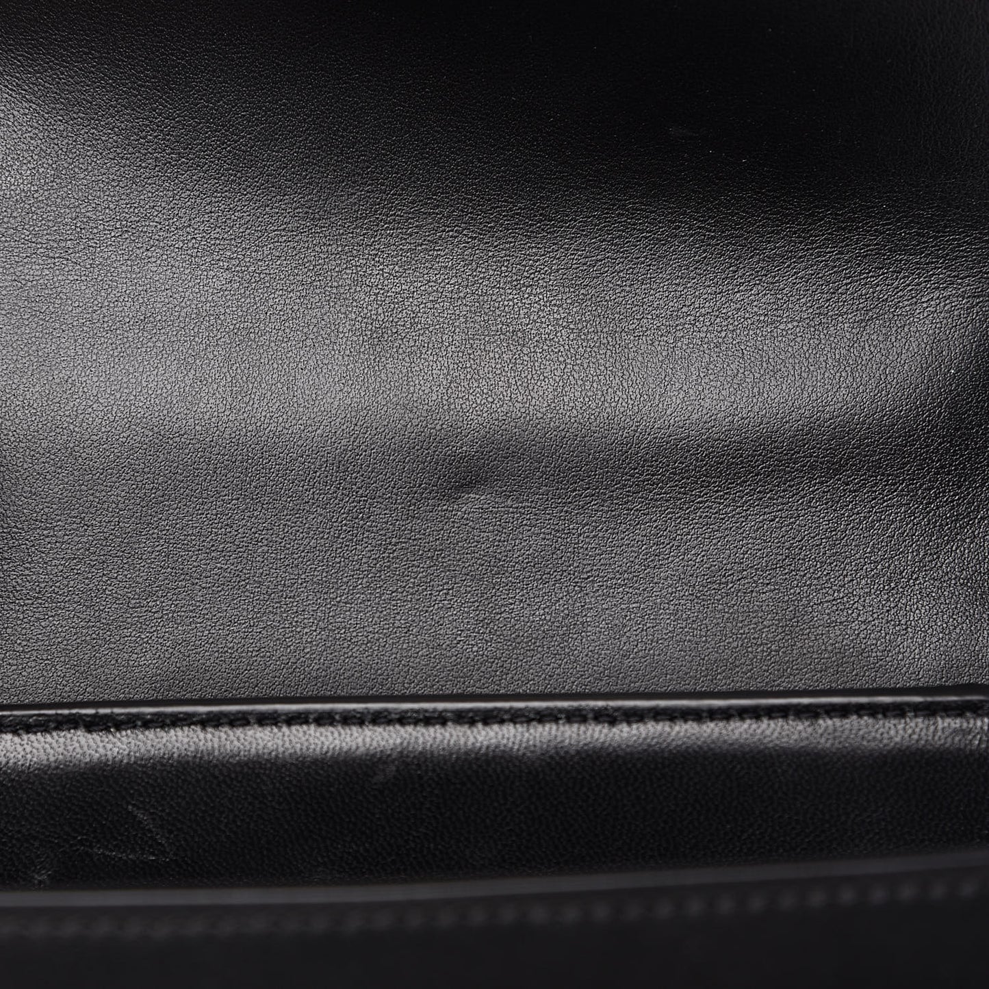 Calfskin Small Icon Chain Bag Black