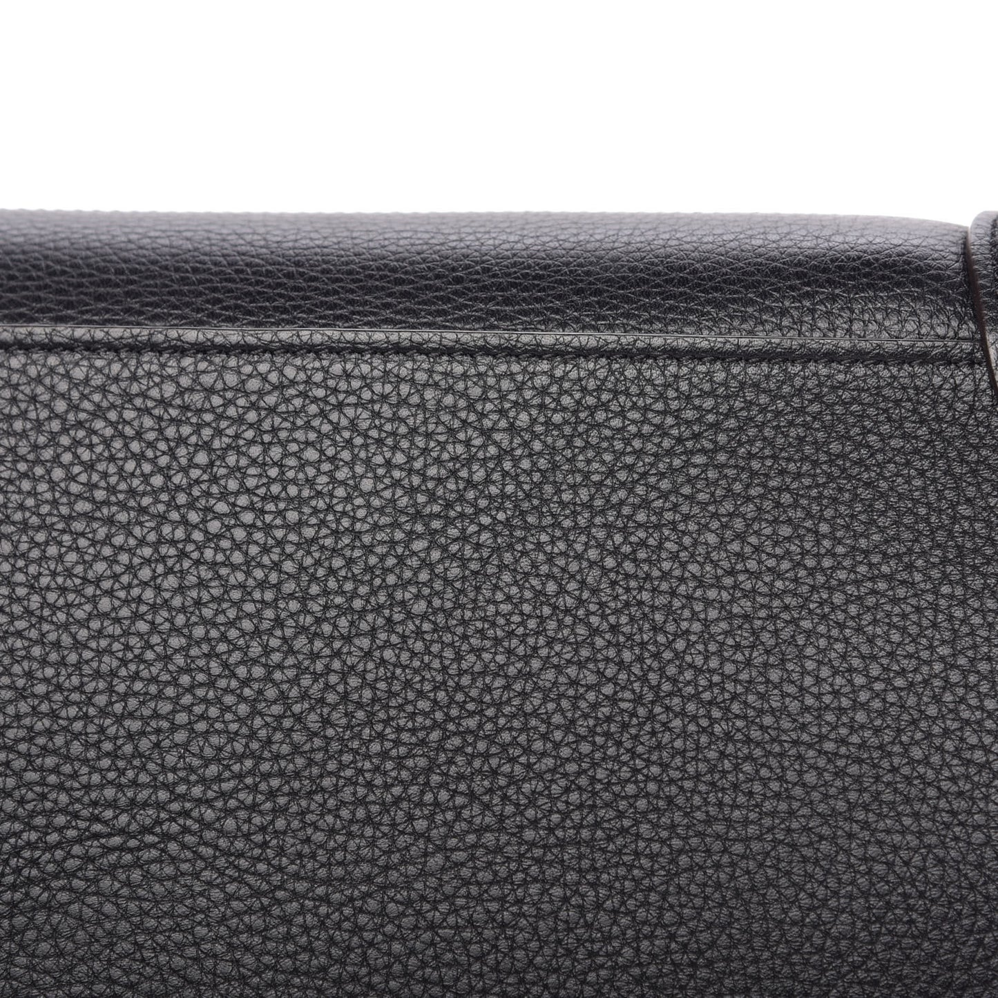 Drummed Calfskin Mini Luggage Black
