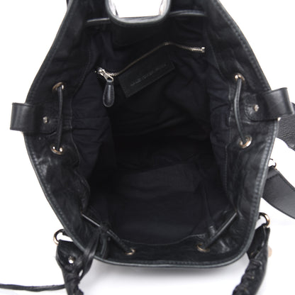 Balenciaga Agneau Giant 21 Silver Hardware Pompon Black 5 of 18