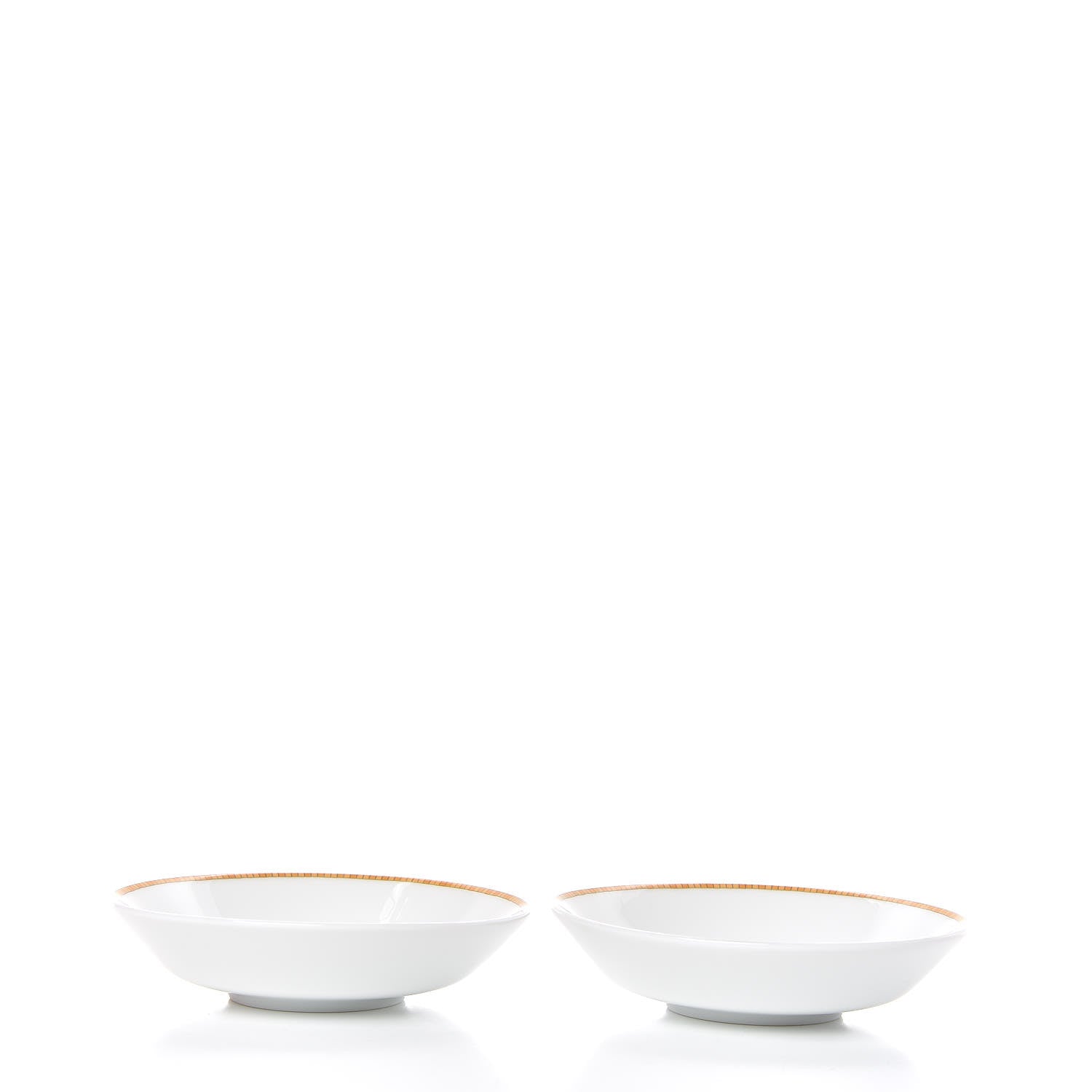 Hermes Porcelain Mosaique au 24 Soy Dish Set of 2 5 of 6