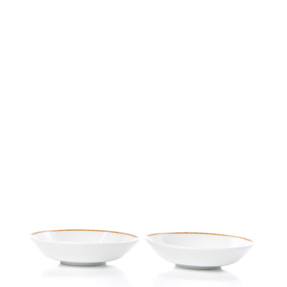 Hermes Porcelain Mosaique au 24 Soy Dish Set of 2 5 of 6