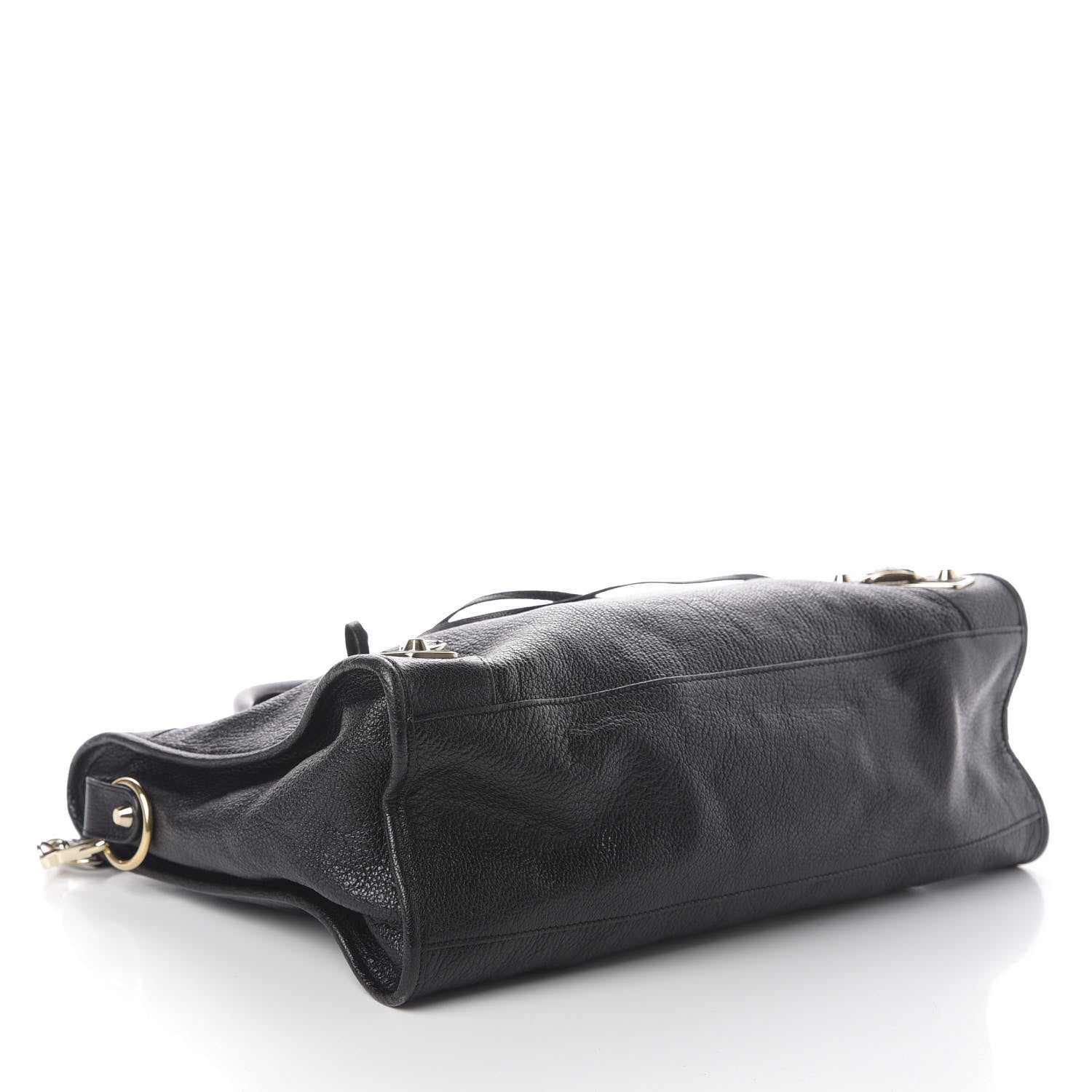 Balenciaga Chevre Gold Metallic Edge Hardware City Black 5 of 9
