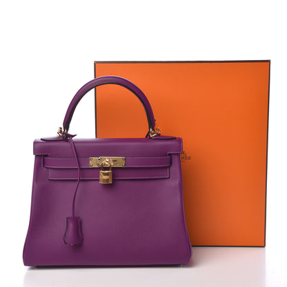 Hermes Evercolor Kelly Retourne 28 Anemone 40 of 40