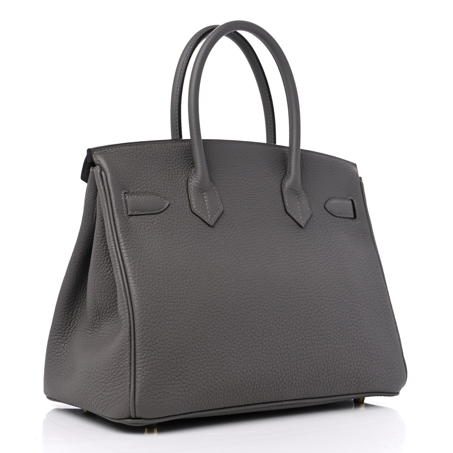 Hermes Togo BIRKIN 30 Gris Meyer 3 of 12