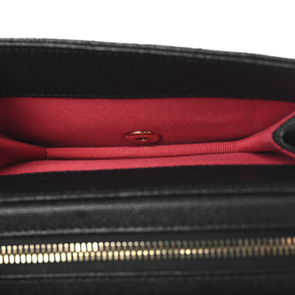 Chanel Caviar Quilted Like A Wallet Flap Black 5 of 12
