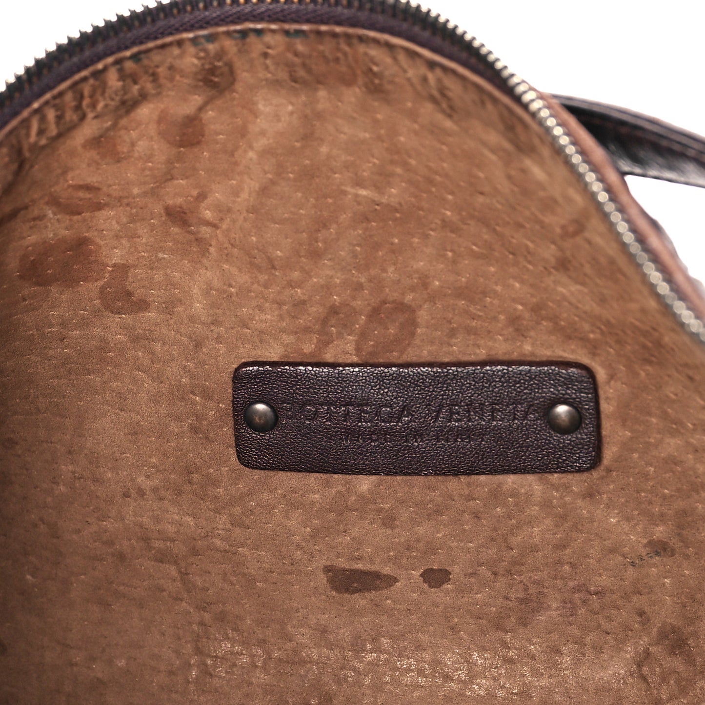Metallic Nappa Intrecciato Small Shoulder Bag Steel