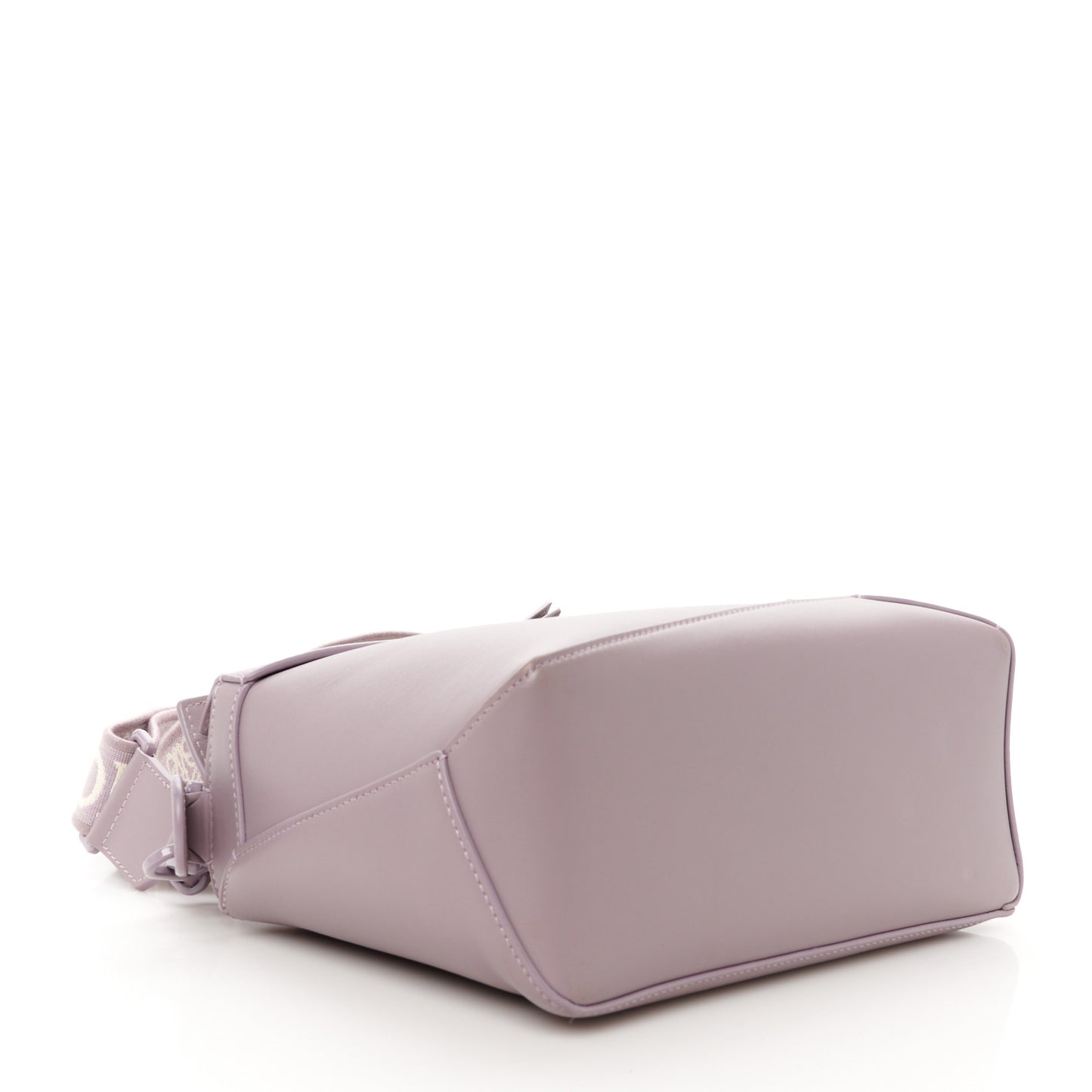 Satin Calfskin Monochrome Small Puzzle Edge Bag Pale Aubergine Glaze
