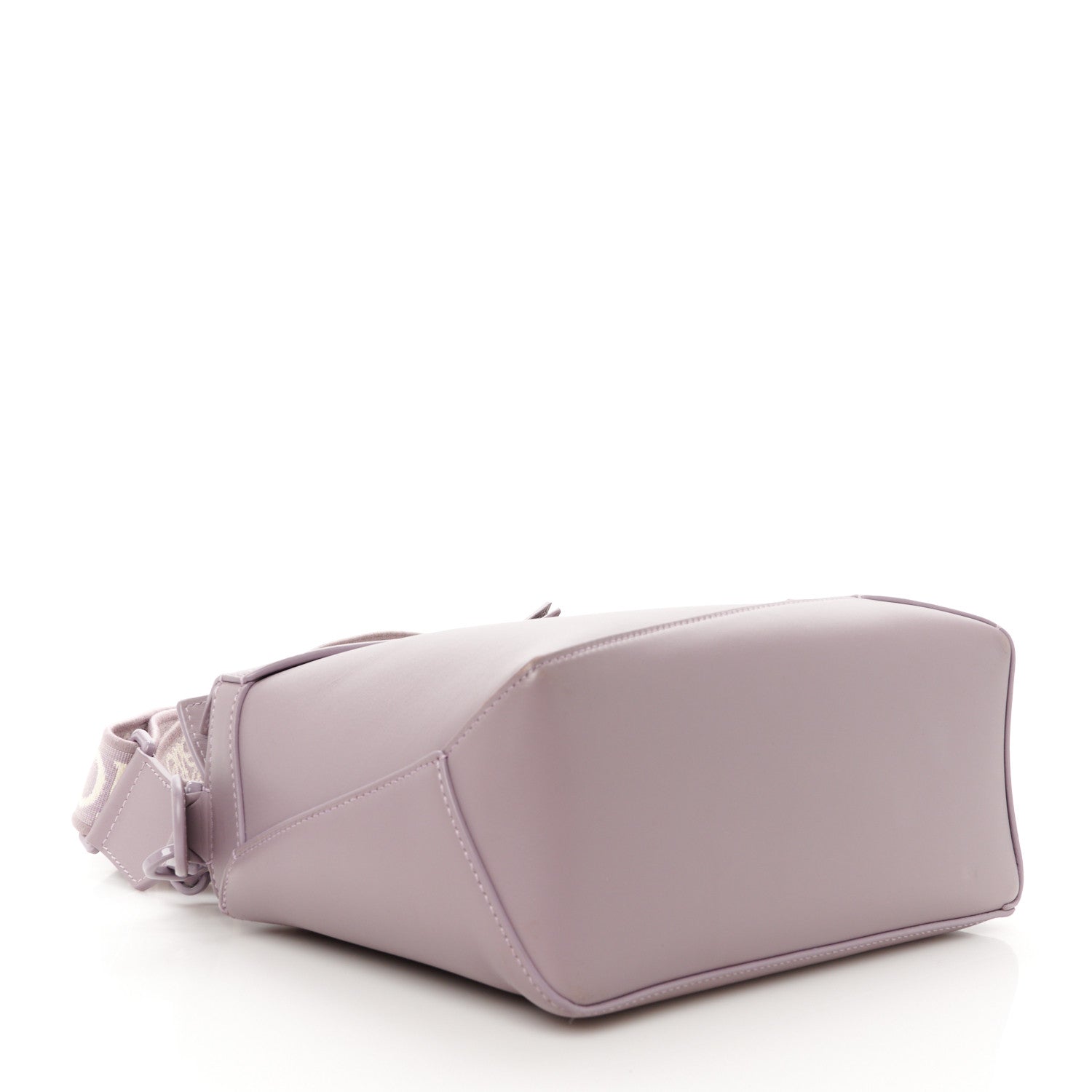 Loewe Satin Calfskin Monochrome Small Puzzle Edge Bag Pale Aubergine Glaze 4 of 11