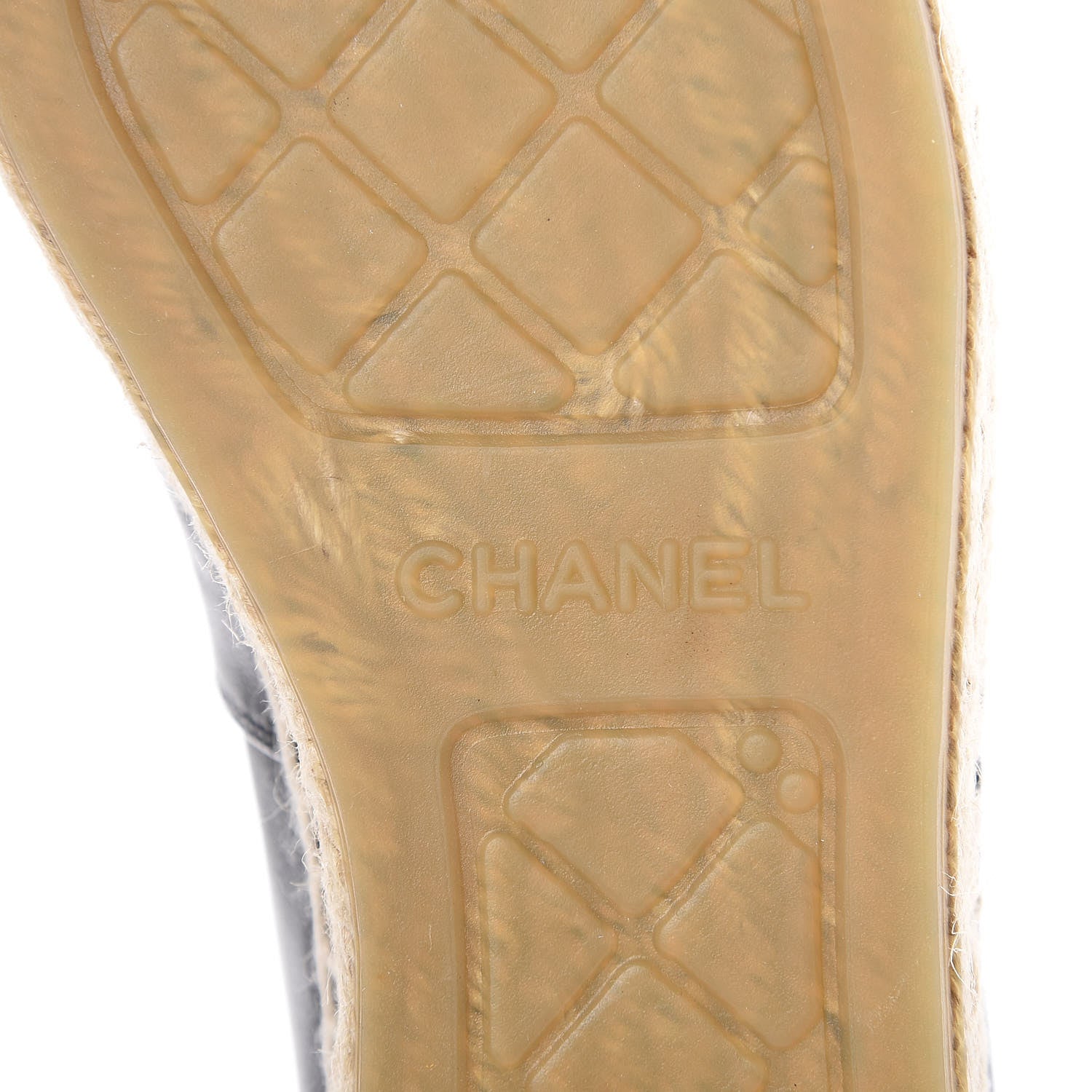 Chanel Lambskin CC Espadrilles 39 Black 7 of 10