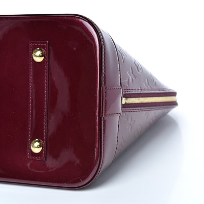 Louis Vuitton Vernis Alma GM Rouge Fauviste 9 of 14