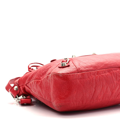 Balenciaga Agneau Giant 12 Silver Hardware Town Rouge Coquelicot 8 of 14