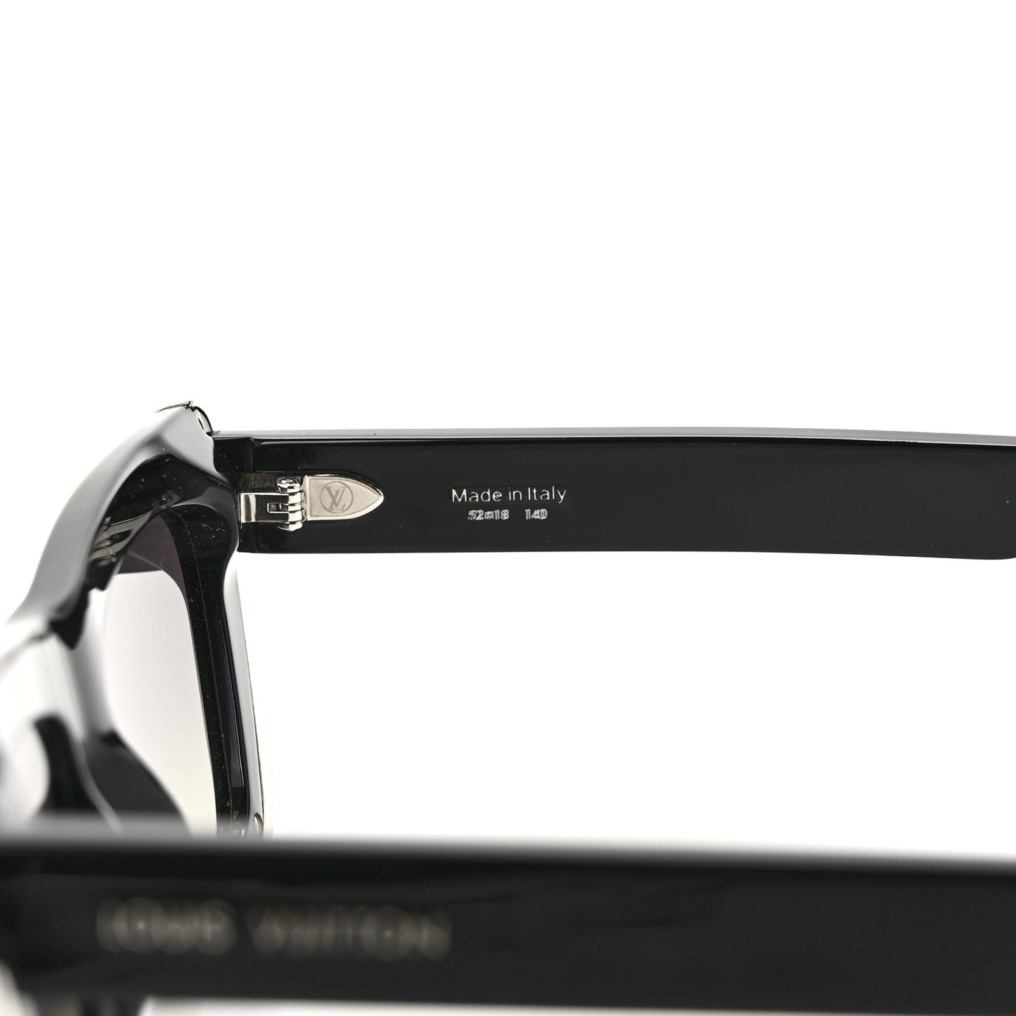 Acetate LV Fame Cat Eye Sunglasses z1776w Black