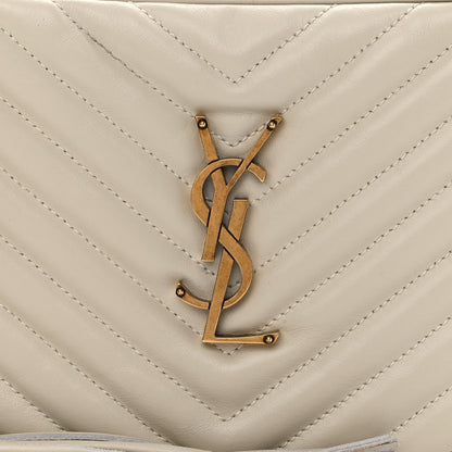 Saint Laurent Calfskin Matelasse Monogram Lou Camera Bag Crema Soft 8 of 11