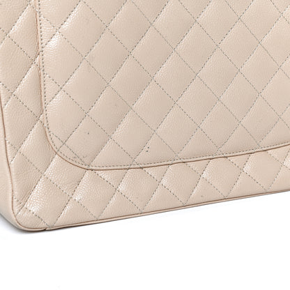 Chanel Caviar Quilted Grand Shopping Tote GST Beige Clair 15 of 15