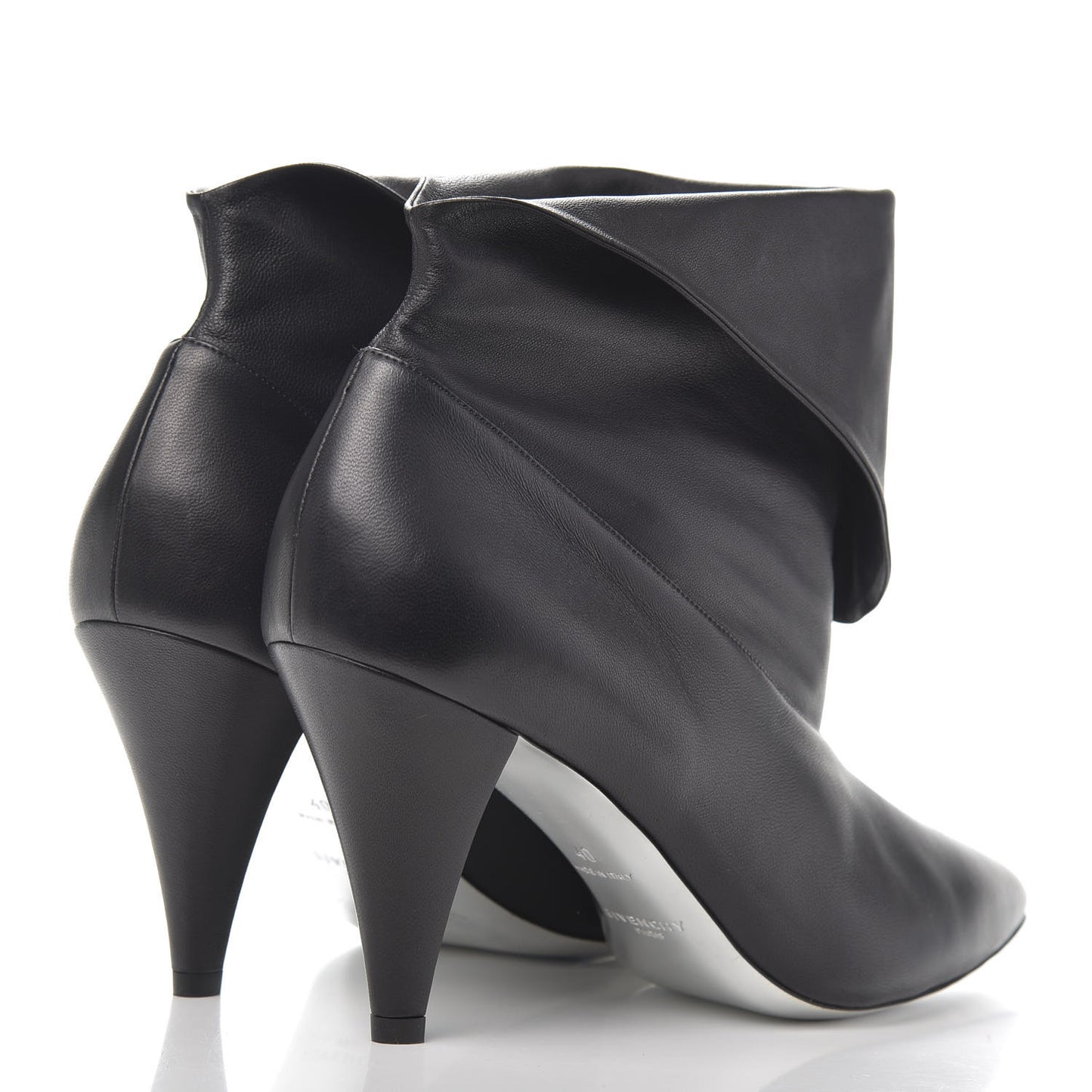 Lambskin Bottine Show 80 Ankle Bootie 40 Black