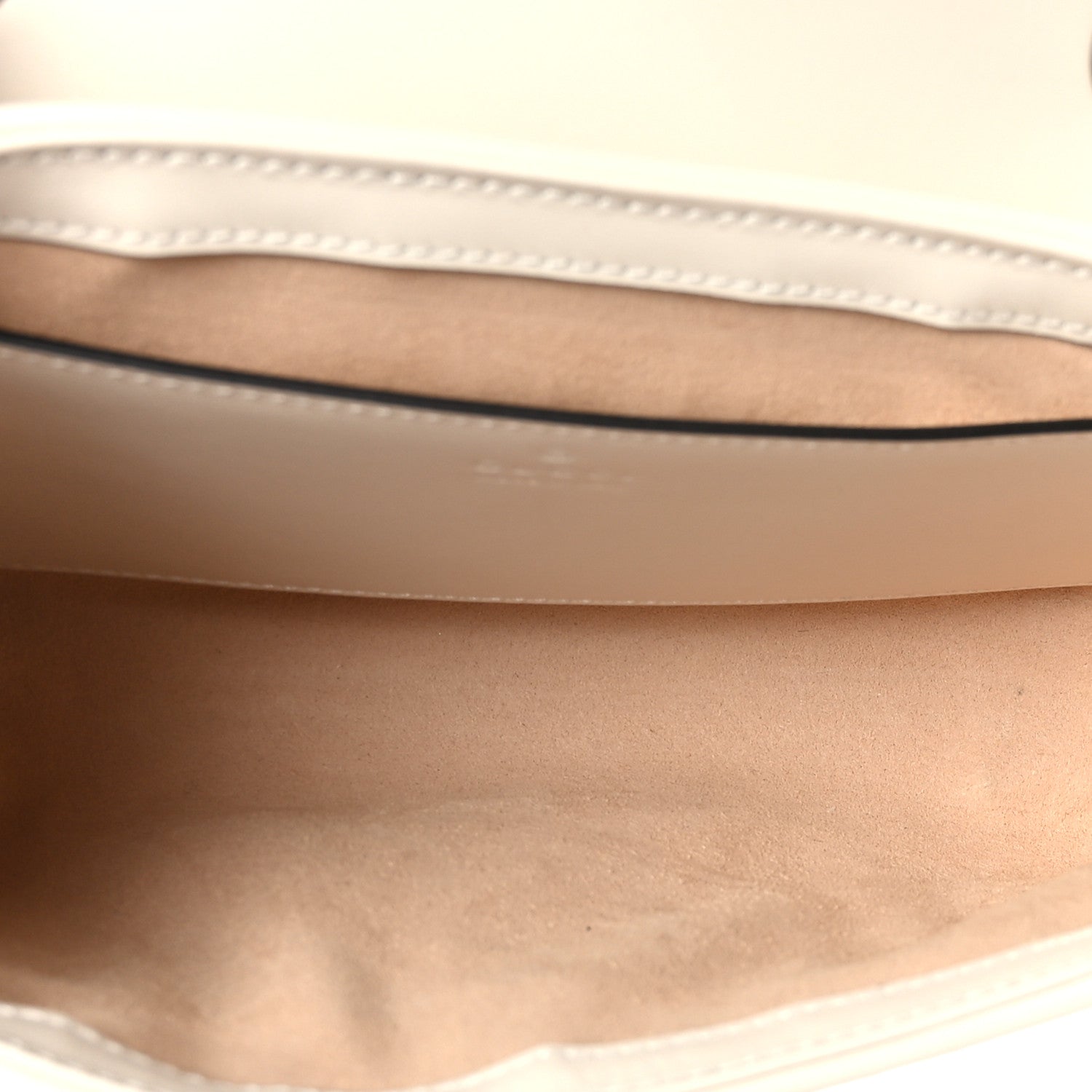 Gucci Calfskin Matelasse Aria Mini GG Marmont Shoulder Bag Mystic White 5 of 9