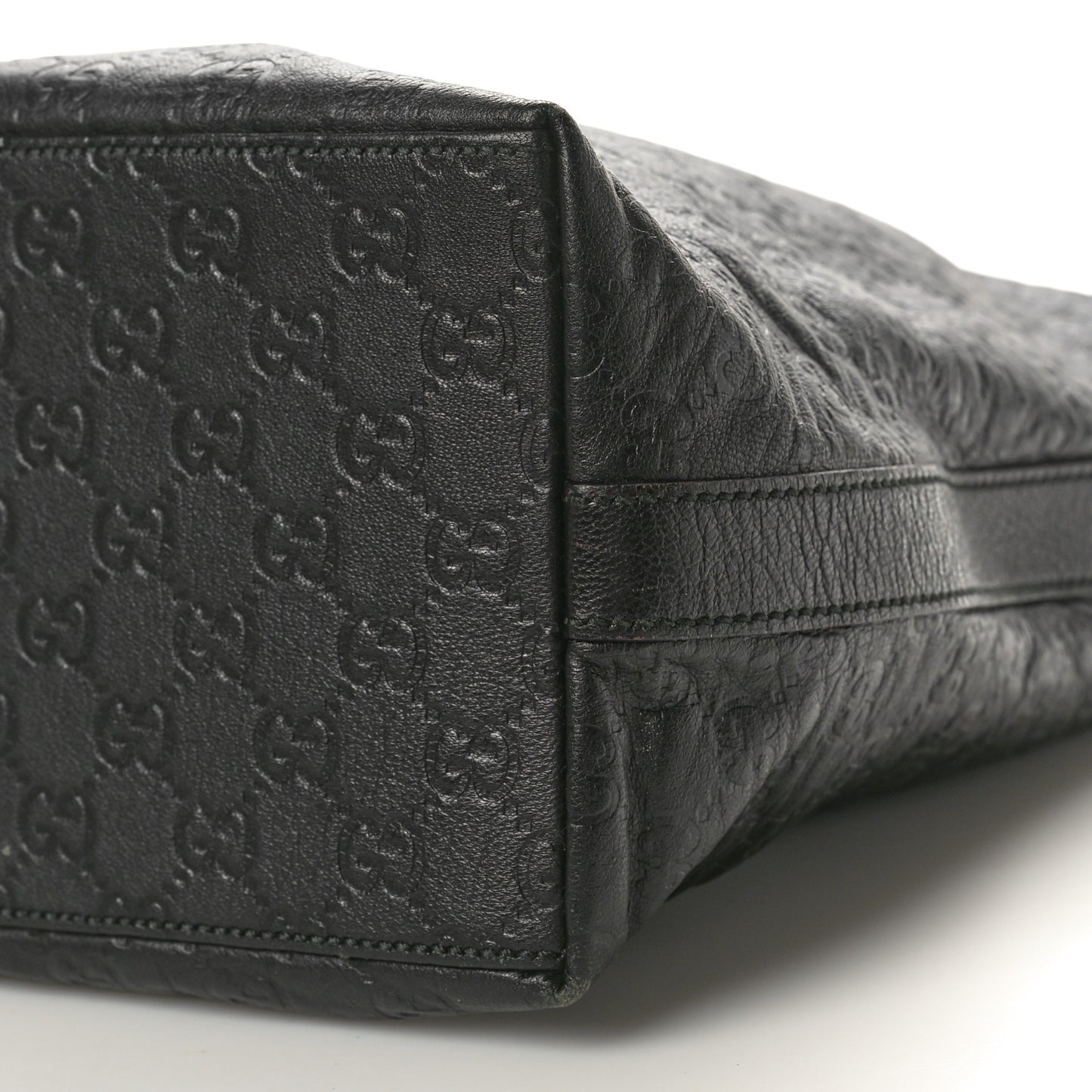 Guccissima Large Hobo Black