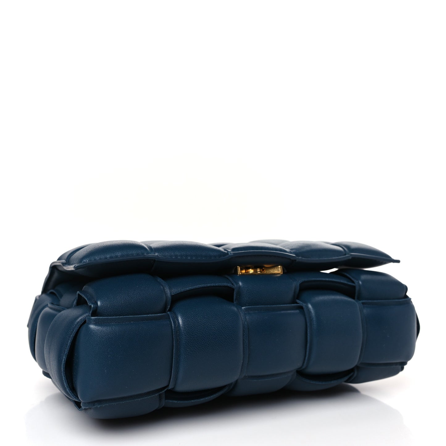 Nappa Maxi Intreccio Padded Cassette Crossbody Bag Cruise