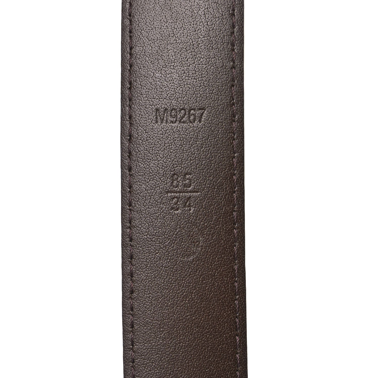 Louis Vuitton Mini Damier Ebene 25mm LV Initiales Belt 85 34 4 of 6