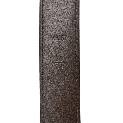 Louis Vuitton Mini Damier Ebene 25mm LV Initiales Belt 85 34 4 of 6