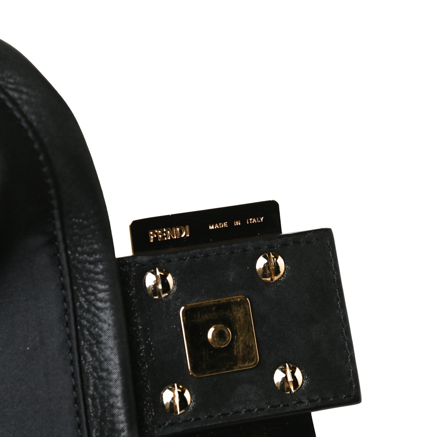 Fendi Vitello Savana Forever Mama Baguette Black 8 of 18