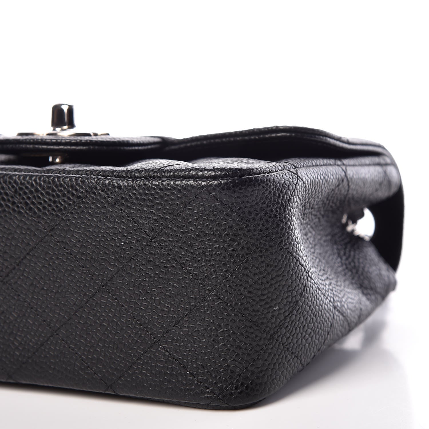 Chanel Caviar Quilted Mini Square Flap Black 9 of 10