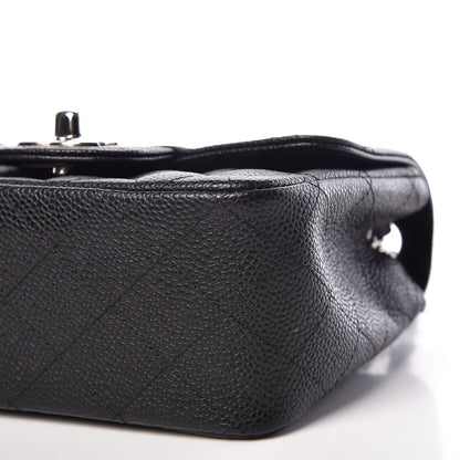 Chanel Caviar Quilted Mini Square Flap Black 9 of 10