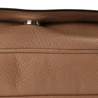Gucci Pebbled Calfskin Medium Soho Flap Crossbody Camelia 7 of 12