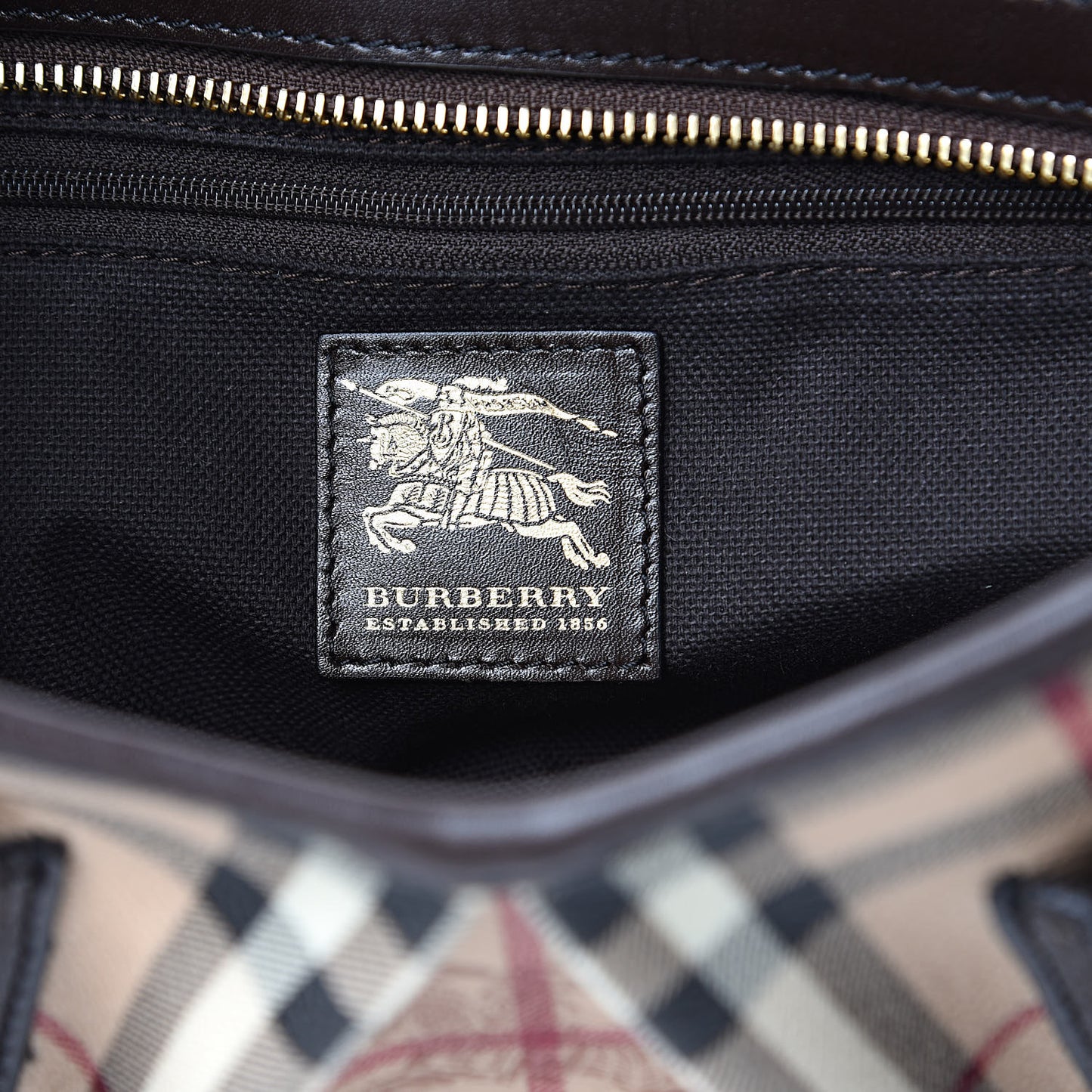 Haymarket Check Shoulder Bag Chocolate