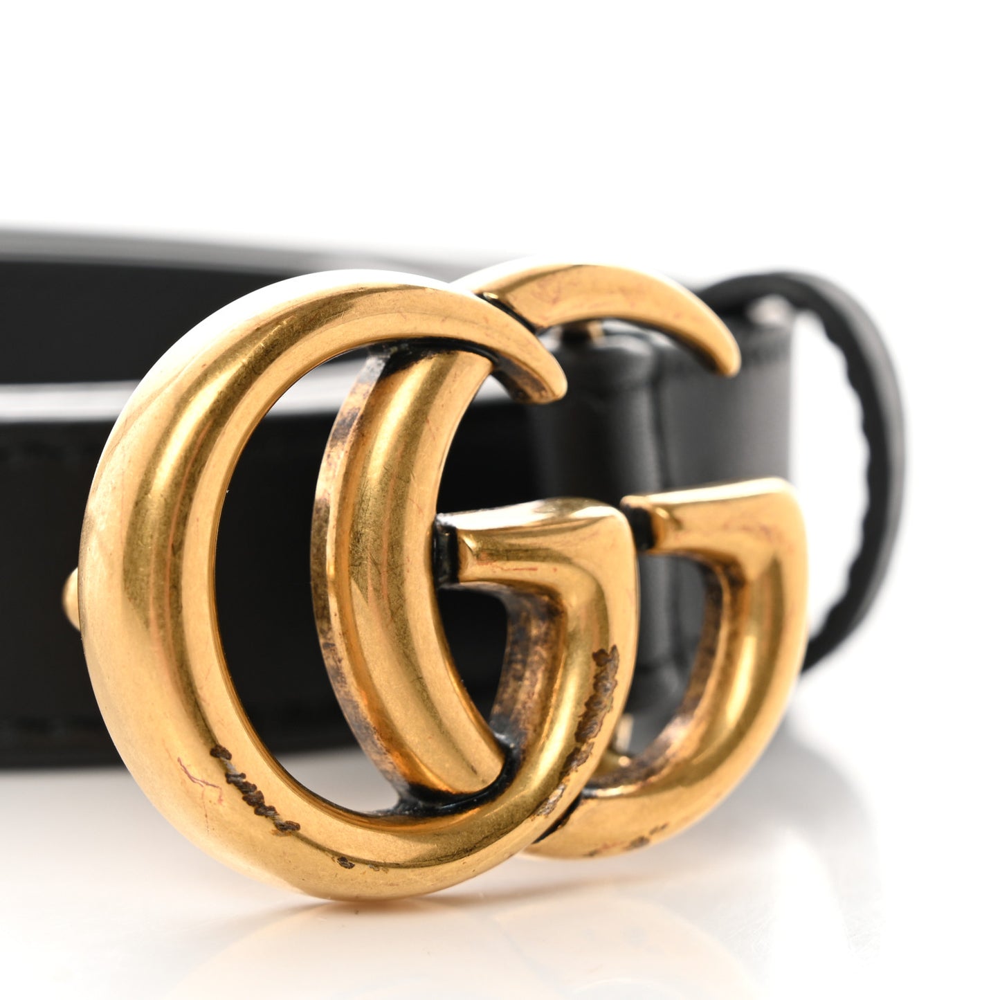 Calfskin Double G 40mm Belt 80 32 Black
