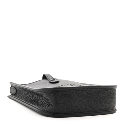 Hermes Taurillon Clemence Evelyne TPM Black 4 of 11