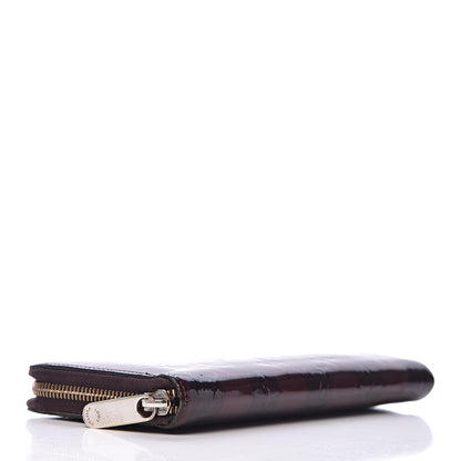 Louis Vuitton Vernis Rayures Zippy Wallet Amarante 4 of 13