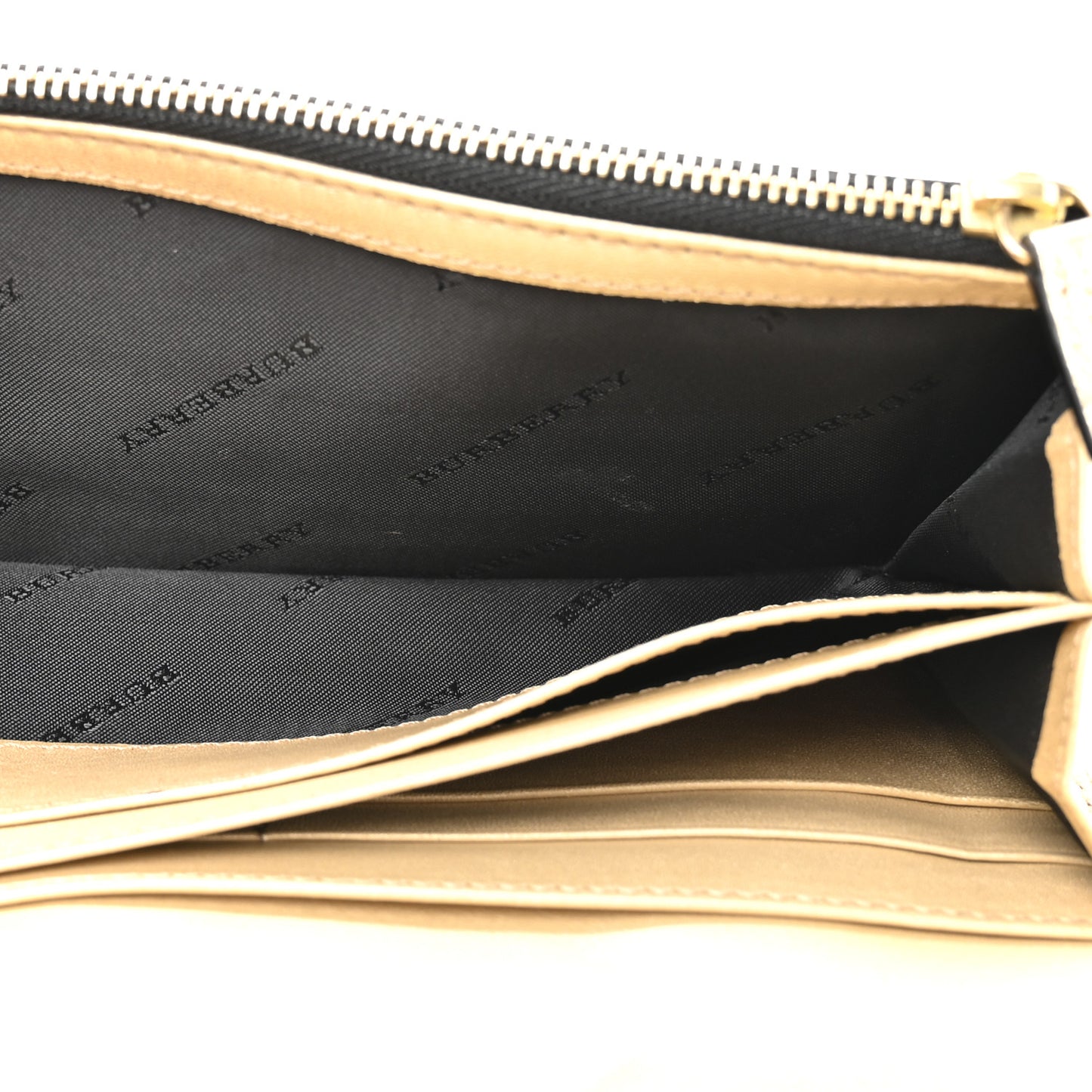 Metallic Heritage Grain Penrose Bow Continental Wallet Gold