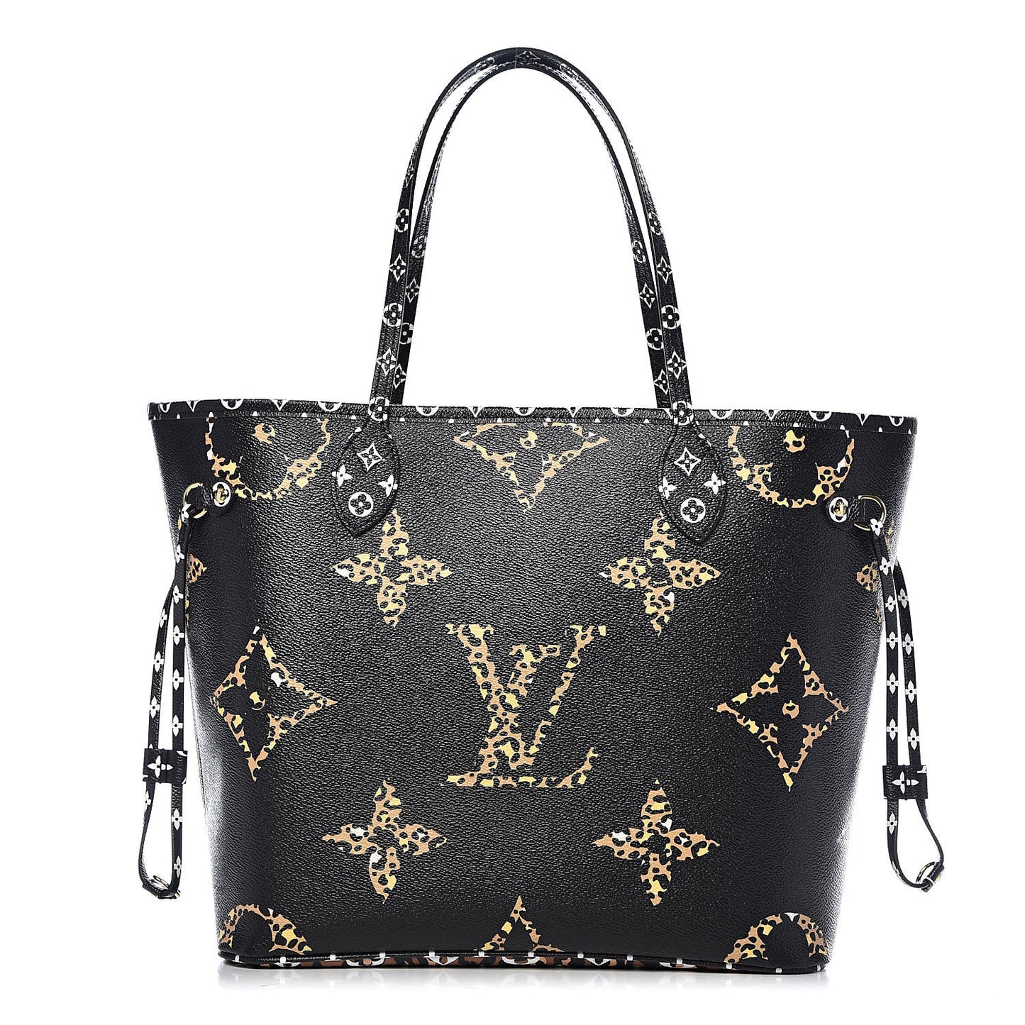 Monogram Giant Jungle Neverfull MM Black
