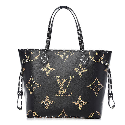 Louis Vuitton Monogram Giant Jungle Neverfull MM Black 1 of 10