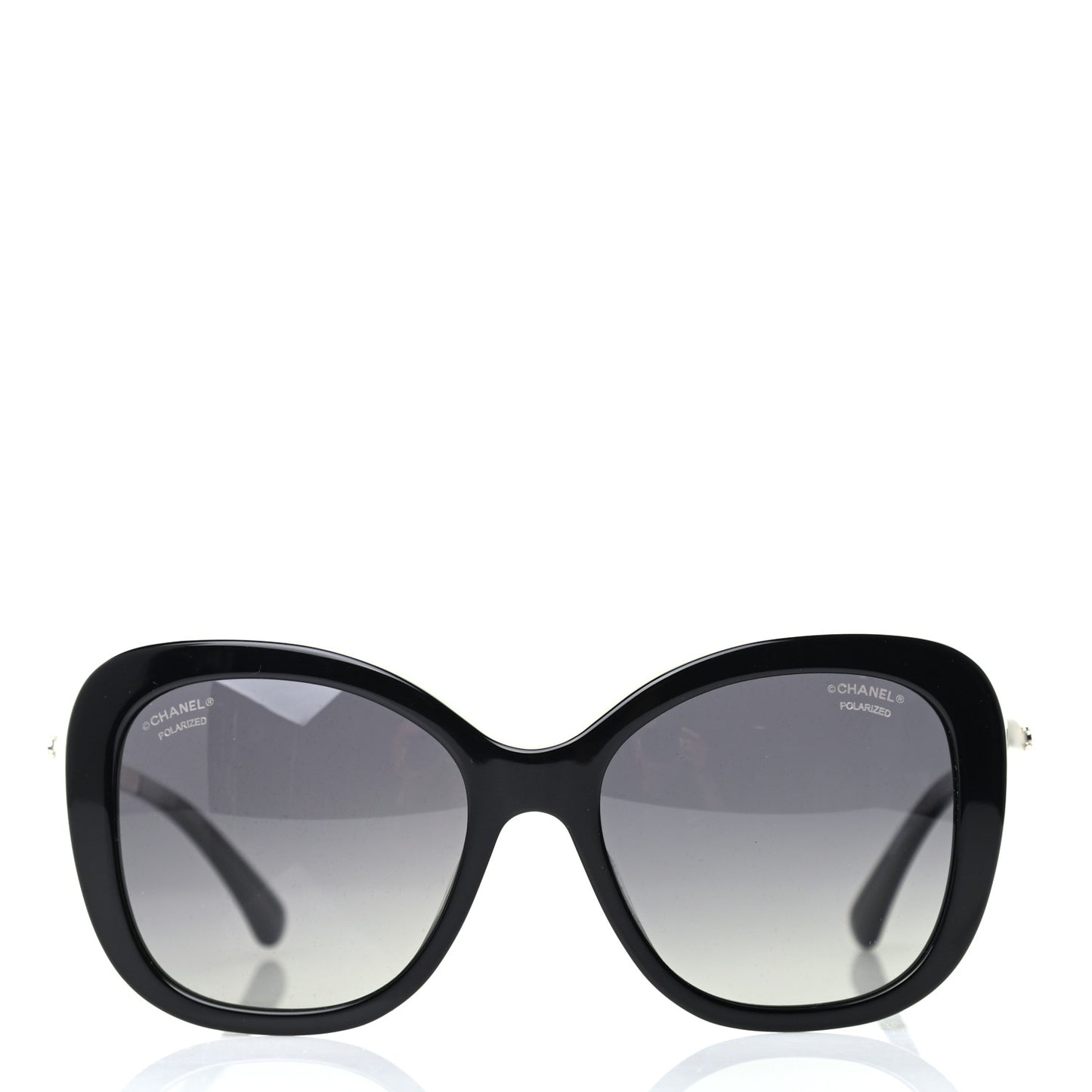 Acetate Pearl Polarized Sunglasses 5339-H Black