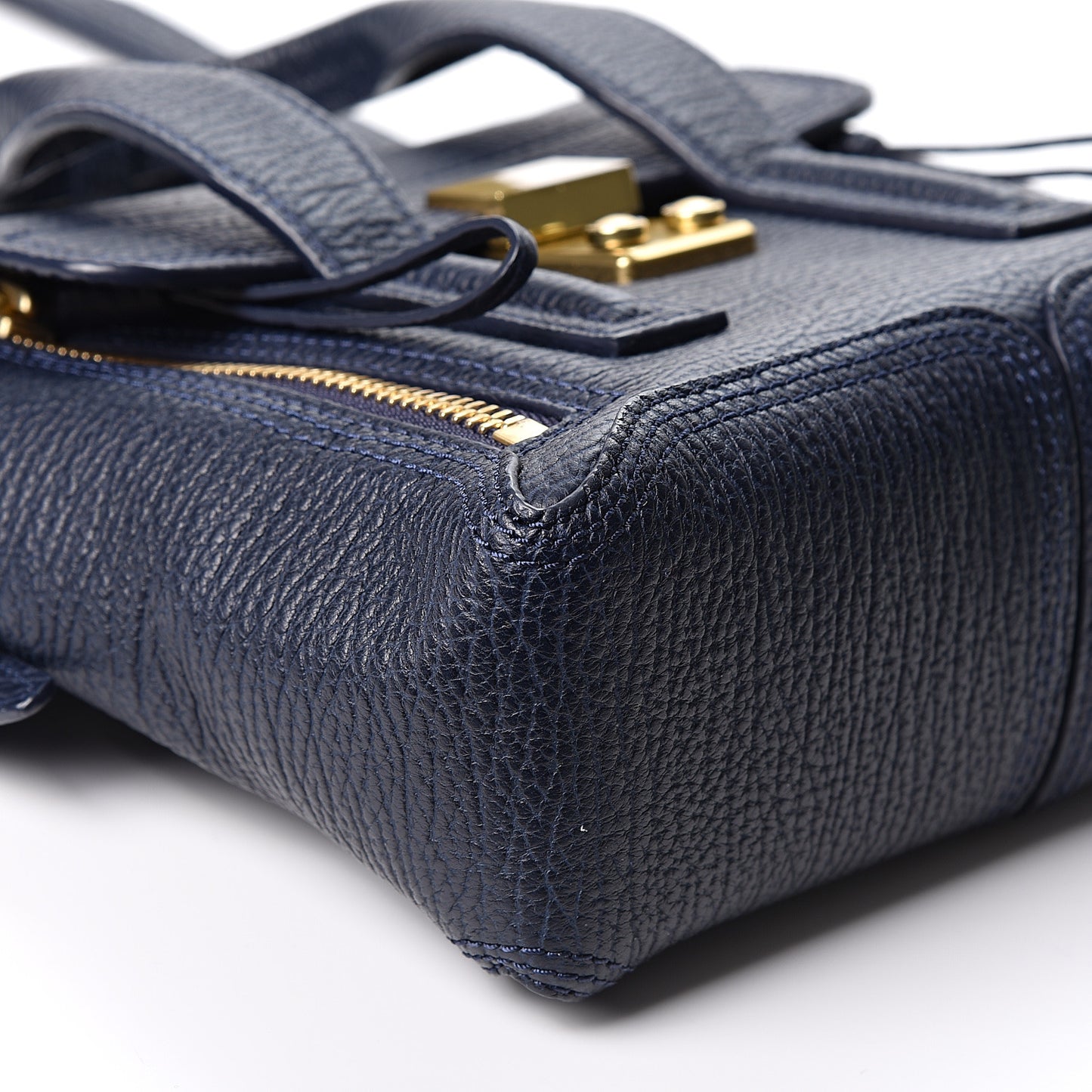 3.1 Textured Calfskin Mini Pashli Satchel Ink