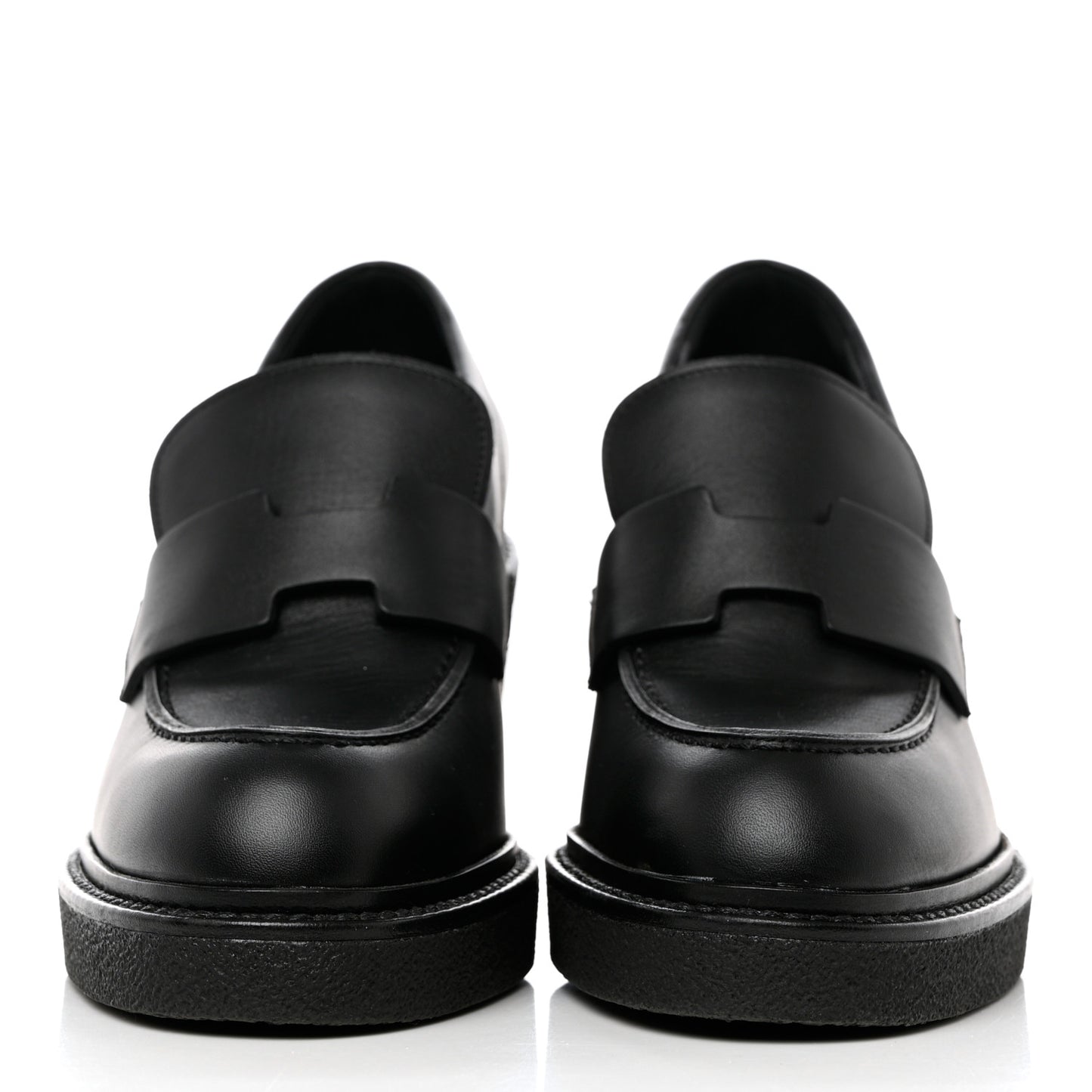 Calfskin Didi 70 Loafers 36.5 Black