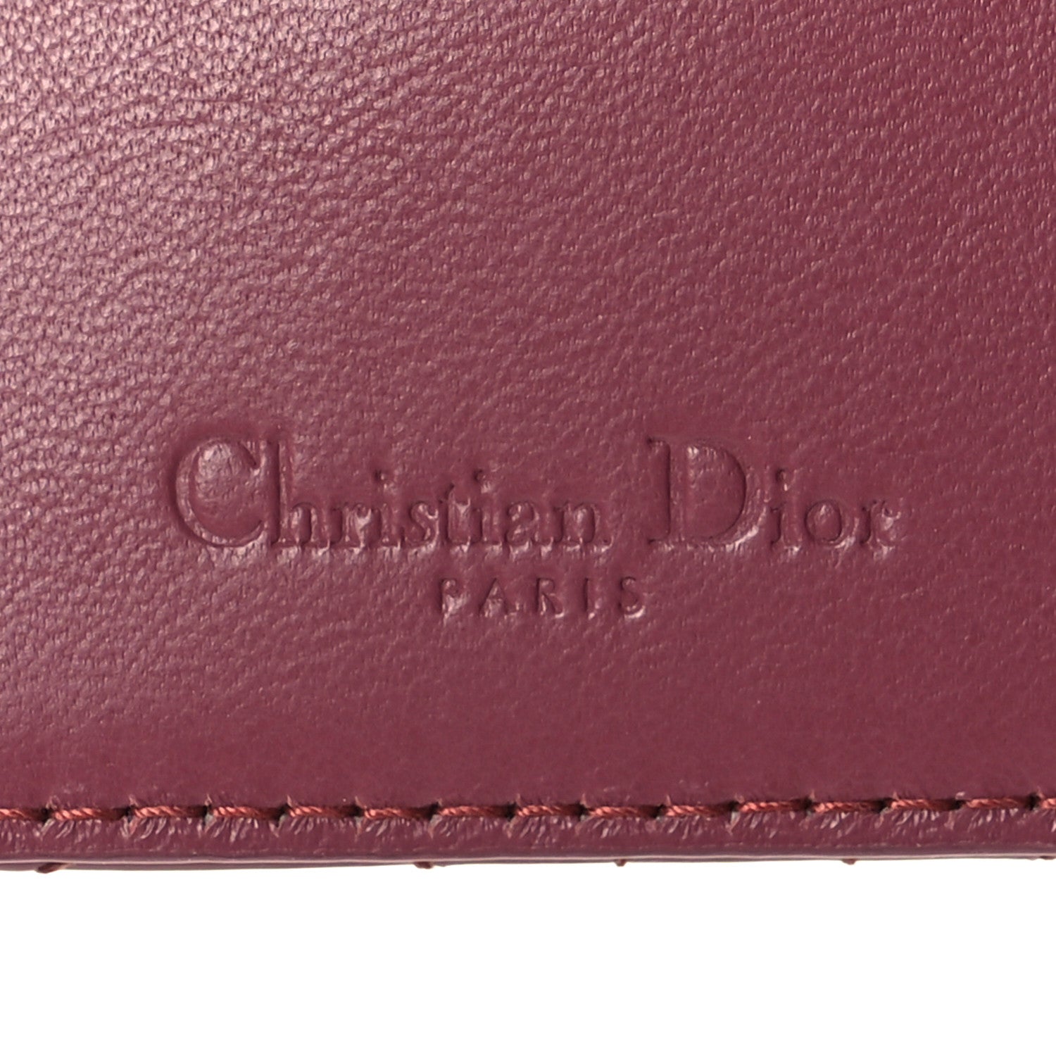 Christian Dior Patent Cannage Small Lady Dior Flap Card Holder Pink 7 of 9
