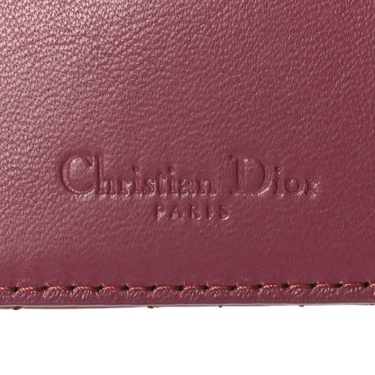 Christian Dior Patent Cannage Small Lady Dior Flap Card Holder Pink 7 of 9